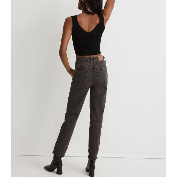 Madewell Denim - Madewell The Perfect Vintage Jean High Rise Straight Leg Mom Jeans Size 29 TALL